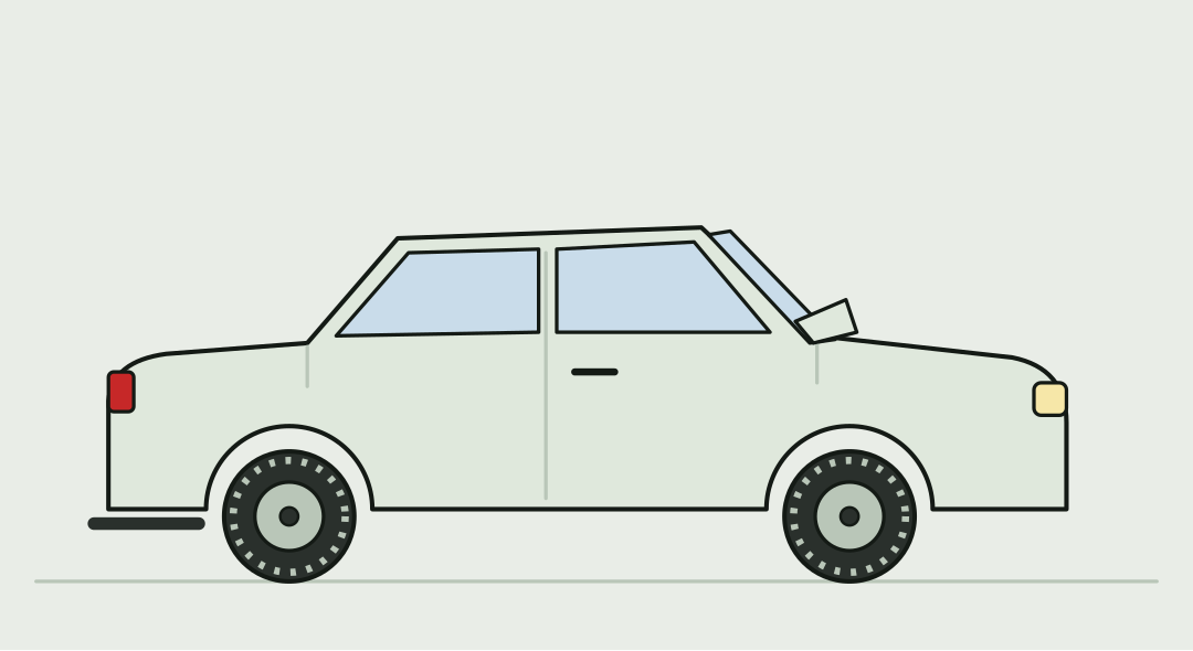 A car from the side