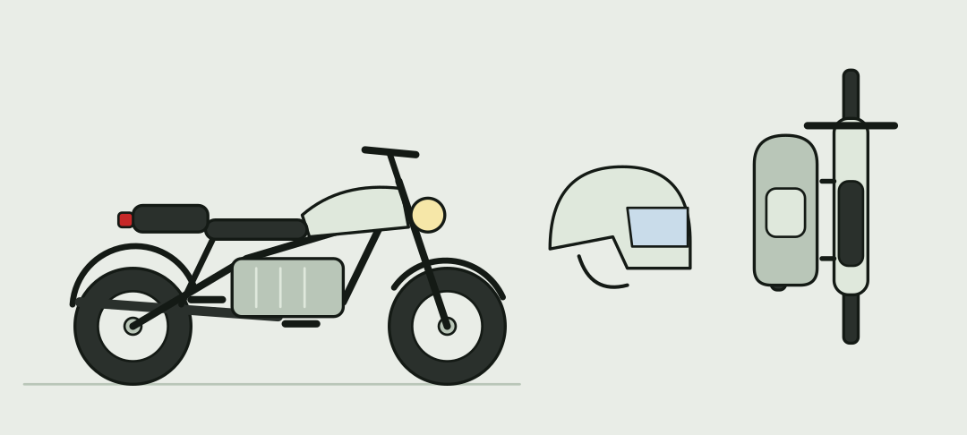 A motor cycle with a side car