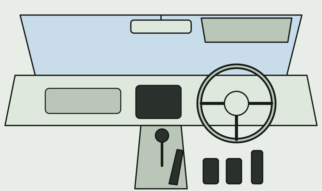 The driver's seat