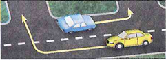 Your correct position for a LEFT TURN is as far to the LEFT of the road as possible, and for a RIGHT TURN as far to the RIGHT of your side of the road as possible.