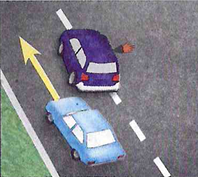 Look, signal, and move only when the lane you want is clear.