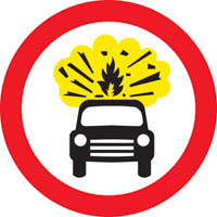 Cargo control - Zimbabwe class b signs road sign