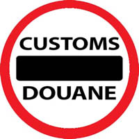 Customs - Zimbabwe class b signs road sign