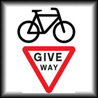 Give way - Zimbabwe class b signs road sign