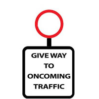 Give way - Zimbabwe class b signs road sign