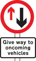 Give Way - Zimbabwe class b signs road sign