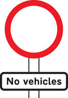 Vehicle restriction - Zimbabwe class b signs road sign