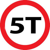 Weight limit - Zimbabwe class b signs road sign