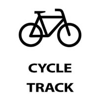 Cycle track - Zimbabwe class c signs road sign