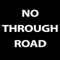 No through road - Zimbabwe class c signs road sign