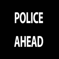 Police ahead - Zimbabwe class c signs road sign