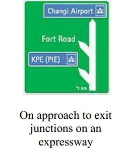 Express Exit - Zimbabwe directional signs road sign