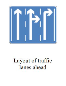 Traffic layout - Zimbabwe information signs road sign
