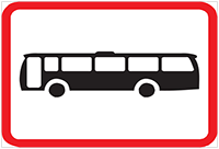 Buses - Zimbabwe regulatory signs road sign