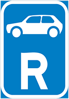 Car reservation - Zimbabwe regulatory signs road sign