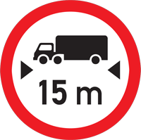 Length limit - Zimbabwe regulatory signs road sign