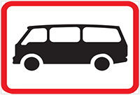 Mini buses - Zimbabwe regulatory signs road sign