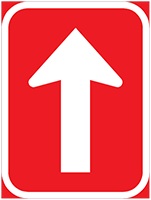One way traffic - Zimbabwe regulatory signs road sign
