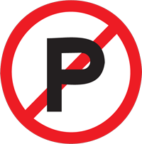 Parking prohibited - Zimbabwe regulatory signs road sign