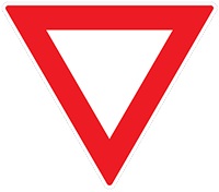 Yield Sign - Zimbabwe regulatory signs road sign