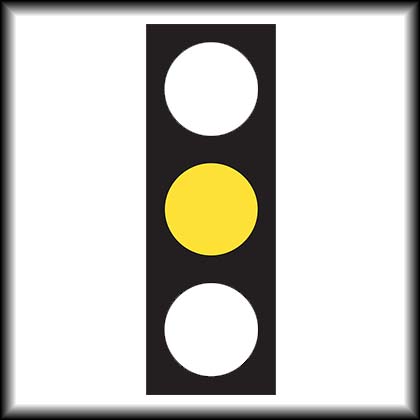 Amber - Zimbabwe traffic signals road sign