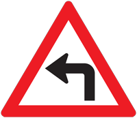 Curved Road - Zimbabwe warning signs road sign