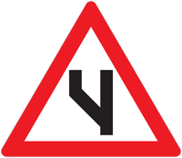 Start of dual road - Zimbabwe warning signs road sign