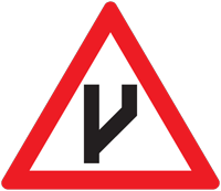 Start of dual road - Zimbabwe warning signs road sign