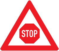 Stop Sign - Zimbabwe warning signs road sign