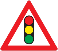 Traffic lights - Zimbabwe warning signs road sign