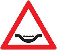 Water drift warning - Zimbabwe warning signs road sign