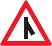 Y junction - Zimbabwe warning signs road sign